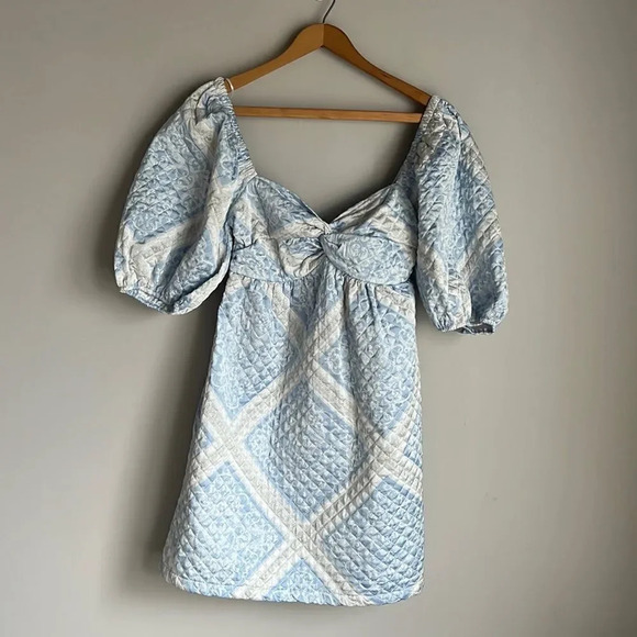 NEW En Saison Quilted Scarf Print Dress - Picture 3 of 10